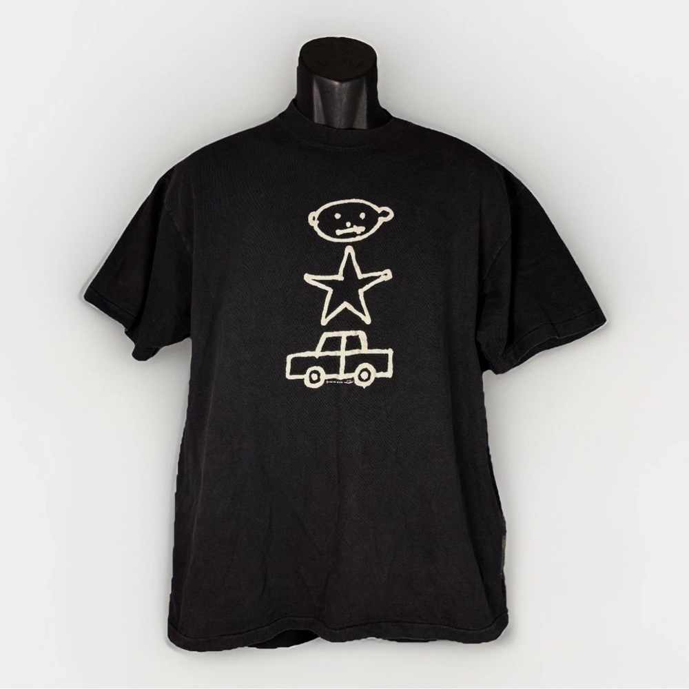 U2 Zoo TV Tour Rare 420 Tacoma Double Sided Single Stitch 1991 Black Shirt Sz L